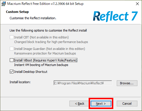 Windows10でおすすめの無料バックアップツールMacrium Reflect 7 Free Edition