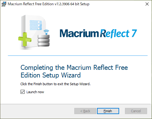 Windows 10でおすすめの無料バックアップツールMacrium Reflect 7 Free Edition