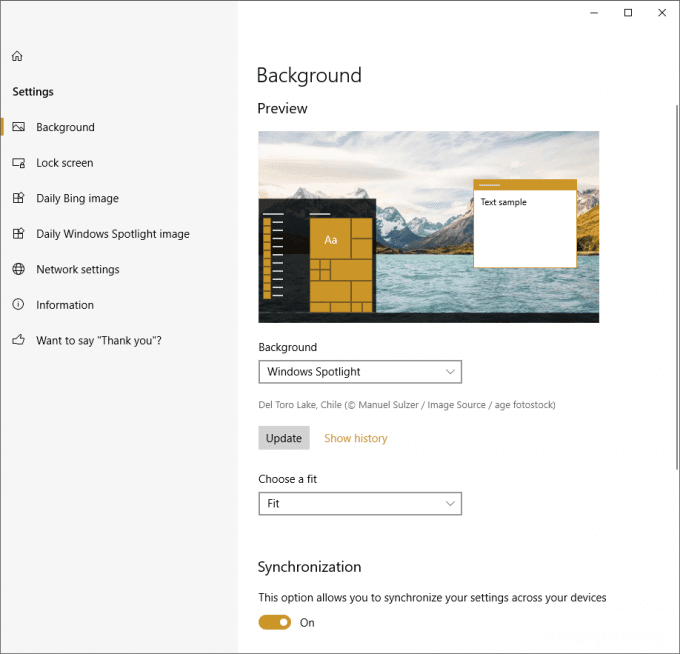 Windows10のデスクトップ背景にbingやwindowsスポットライトのキレイな写真を設定したいなら Dynamic Theme 4thsight Xyz