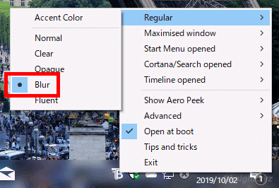 Windows10のタスクバーをスタイリッシュにカスタマイズする「TranslucentTB」