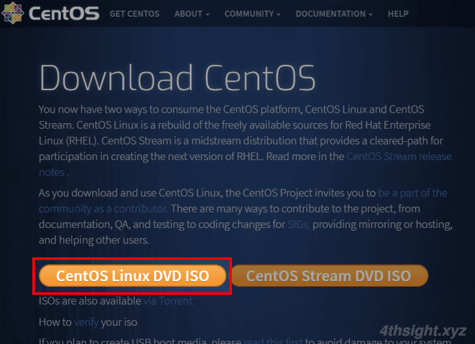 CentOS Linux 8のインストール方法を画像付き分かりやすく解説