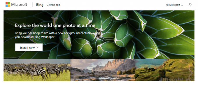 Windows10のデスクトップ背景にbingの美しい画像を設定したいなら Bing Wallpaper 4thsight Xyz