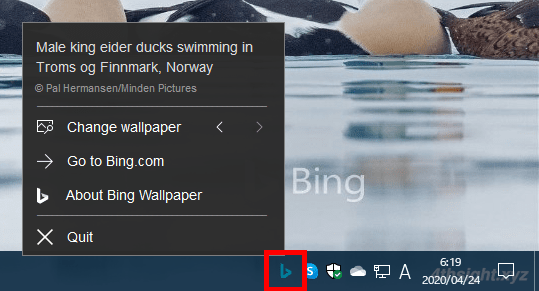 Windows10のデスクトップ背景にBingの美しい画像を設定したいなら 