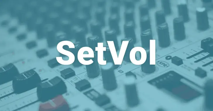 Windowsでコマンド操作で音量を調節するなら「SetVol」