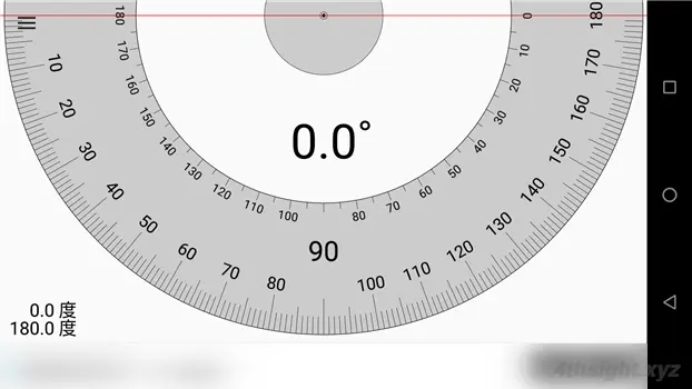 Androidスマホで長さや角度、傾きを測る、方位を調べる方法
