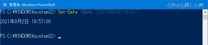 Windows10の時刻とタイムゾーンをコマンドで設定する方法