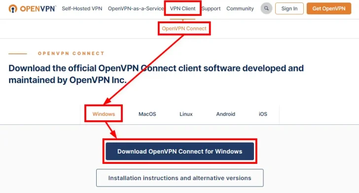 Windows10からOpenVPNサーバーに接続する方法