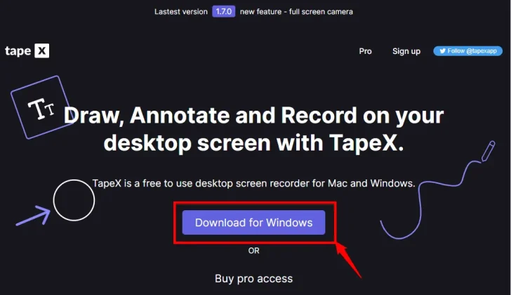 Windows 10で注釈を追加しながら画面録画したいときは「TapeX」