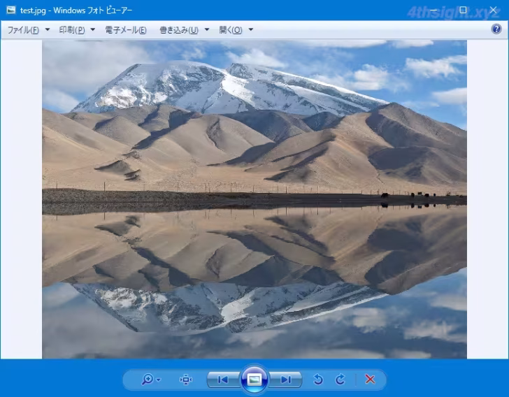 Windows 11で画像ファイルをフォトビューアーで開く方法。