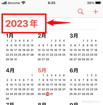 iPhoneの「カレンダー」アプリで和暦や六曜、別のカレンダーを表示する方法